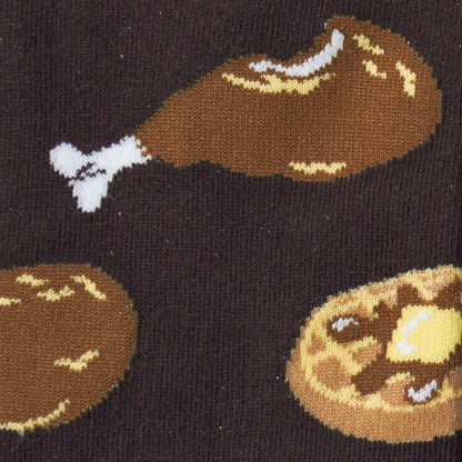 Sock It To Me Men's Crew Socks - Chicken & Waffles