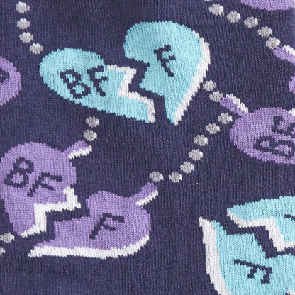 Sock It To Me Women's Crew Socks - Best Friends 4 Ever