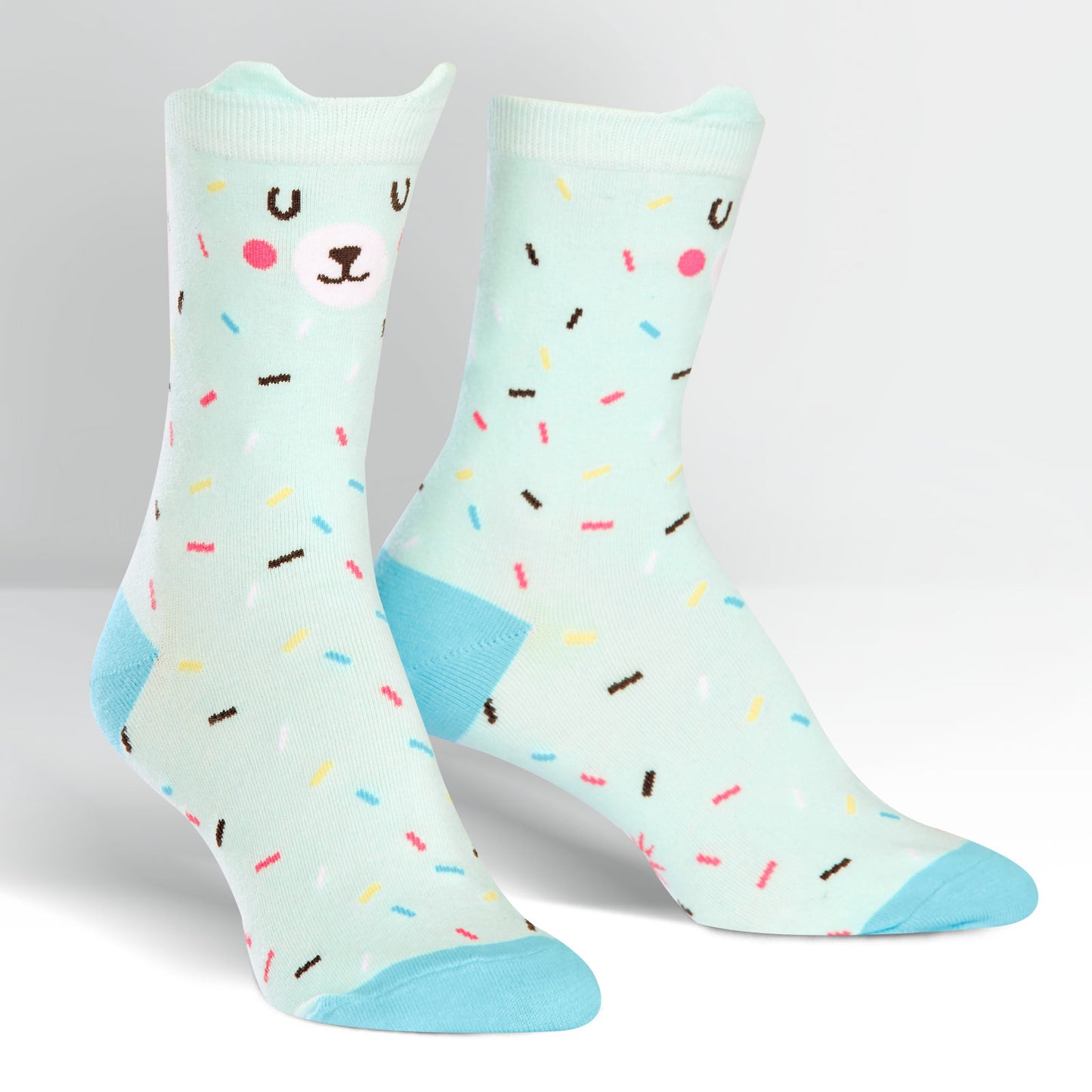 Sock It To Me Women's Crew Socks - Bearly Sprinkled