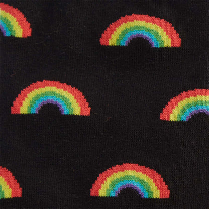 Sock It To Me Women's Crew Socks - Retro Rainbow