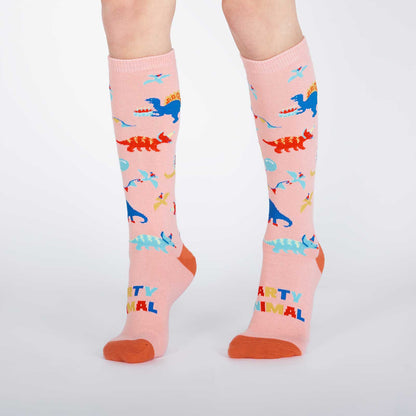 Sock It To Me Kids Knee High Socks - Party Animal (7-10 Years Old)