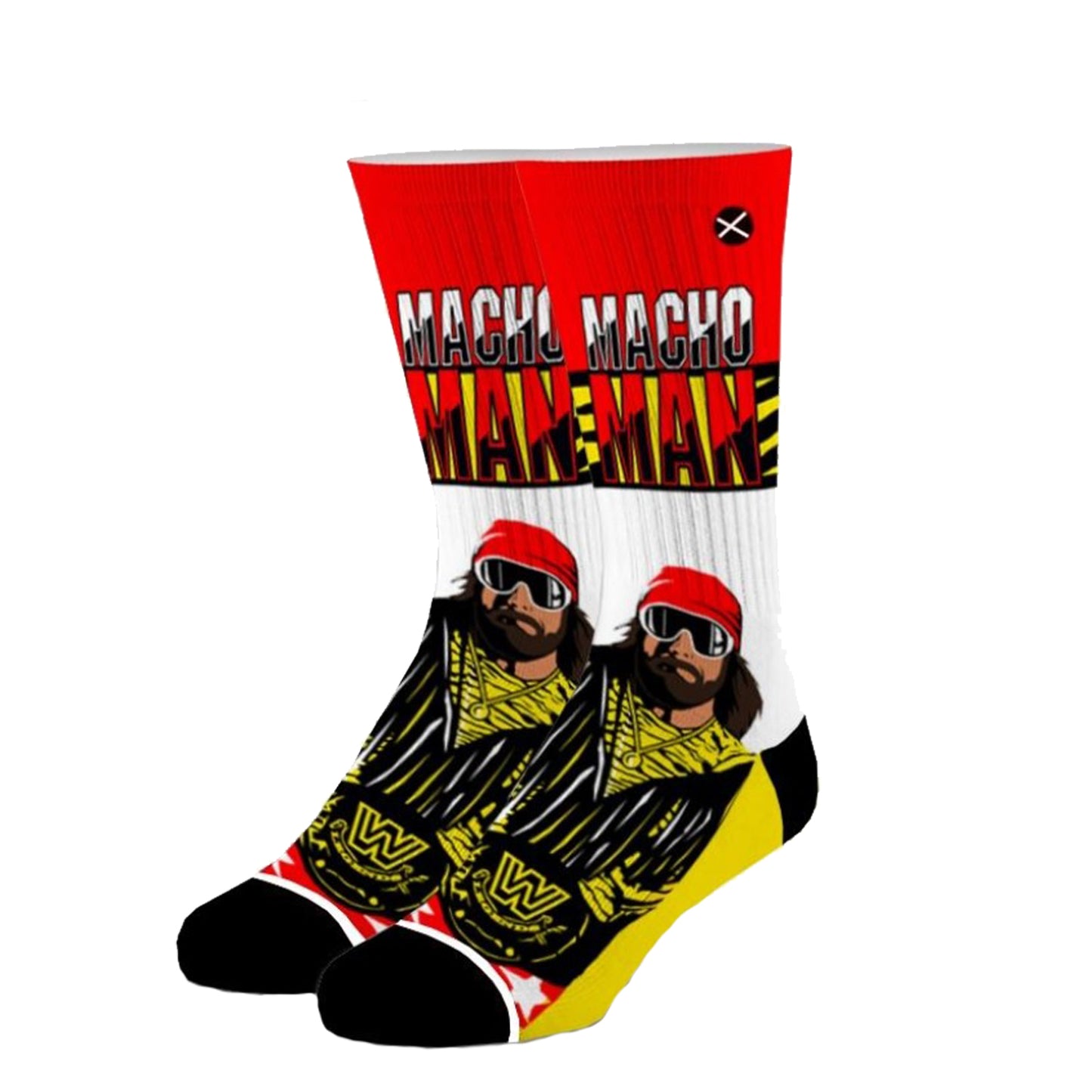 Odd Sox Men's Crew Socks - King of the Ring (WWE)