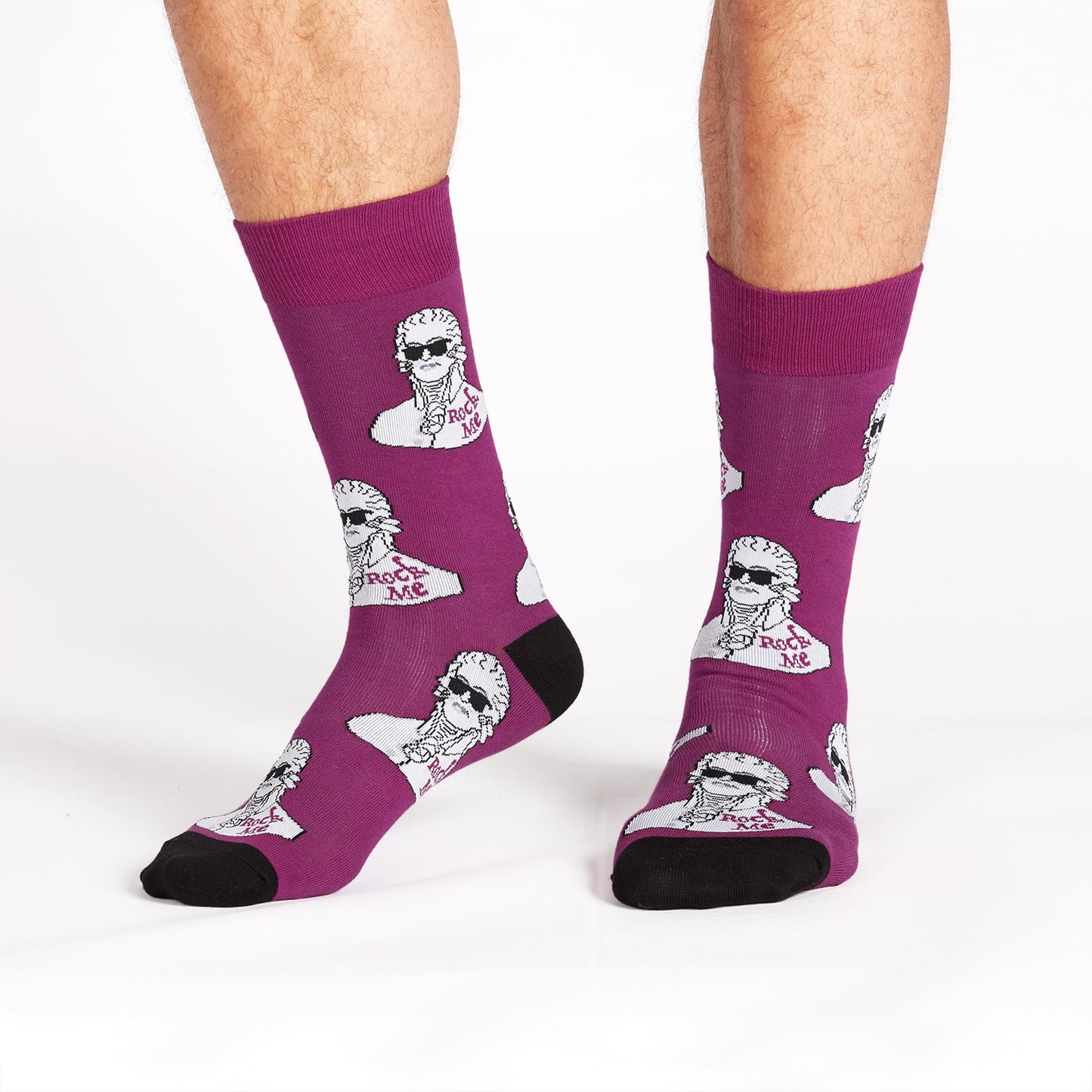 Sock It To Me Men's Crew Socks - Rock Me Amadeus