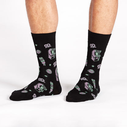 Sock It To Me Men's Crew Socks - Cosmic Arcade