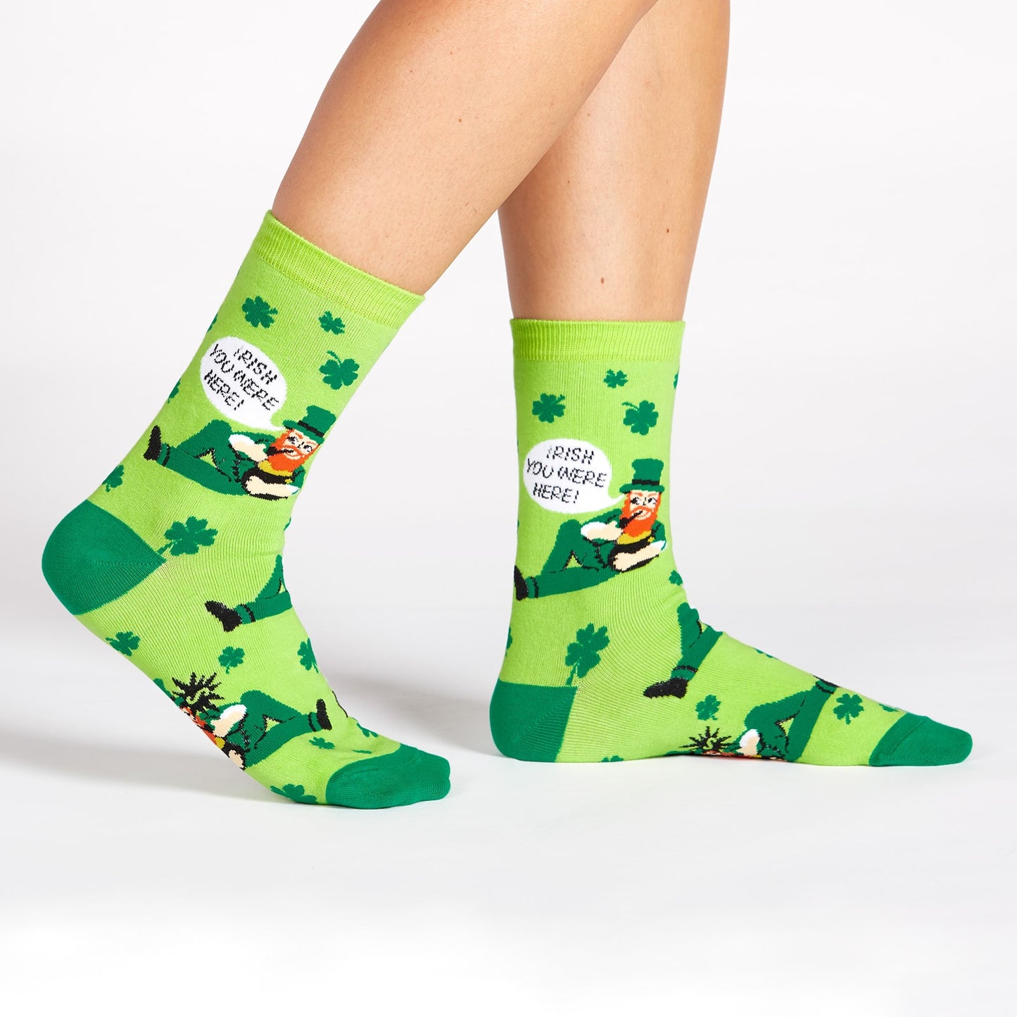 Sock It To Me Women's Crew Socks - Irish You Were Here