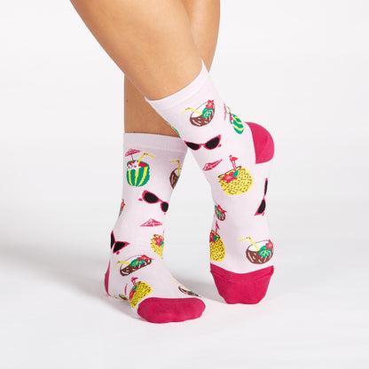 Sock It To Me Women's Crew Socks - Rum Away With Me