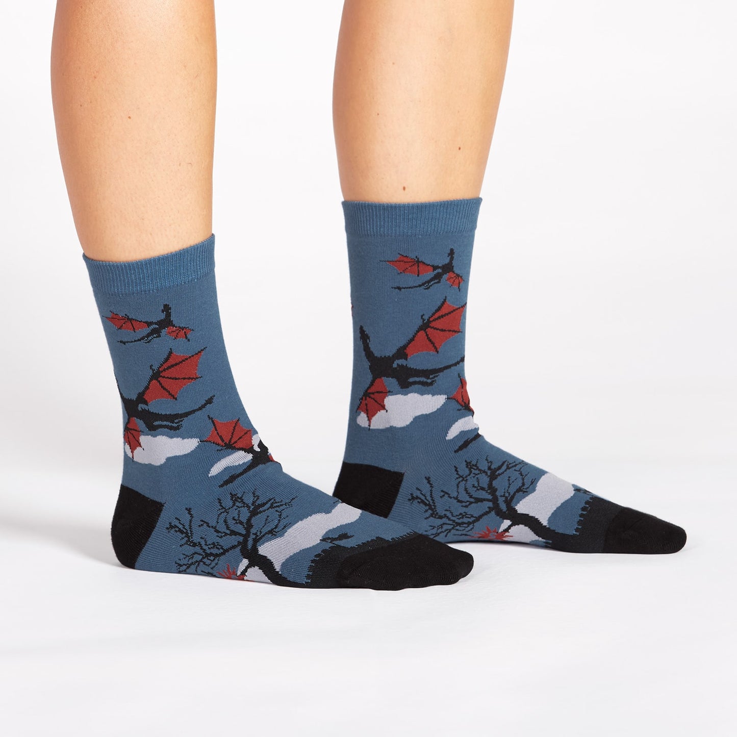 Sock It To Me Women's Crew Socks - Twilight Flight