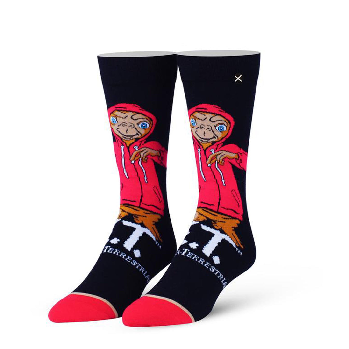 Odd Sox Men's Crew Socks - E.T. Hoodie