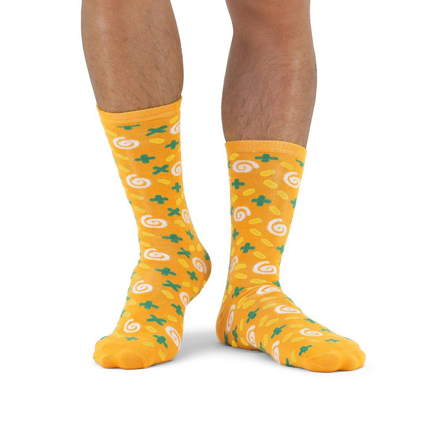 Luckies of London Men's Crew Socks - Carrot & Coriander (Soup)