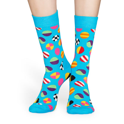 Happy Socks Women's Crew Socks - Clashing Dot