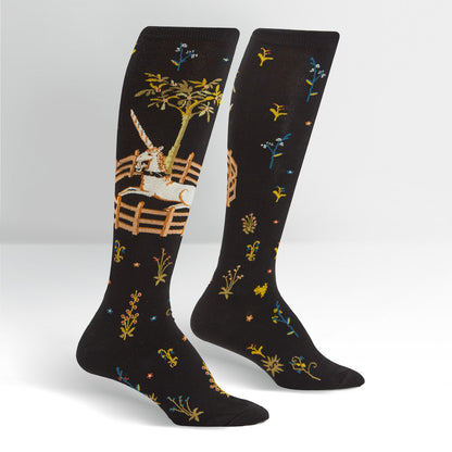 Sock It To Me Women's Knee High Socks - Unicorn In Captivity