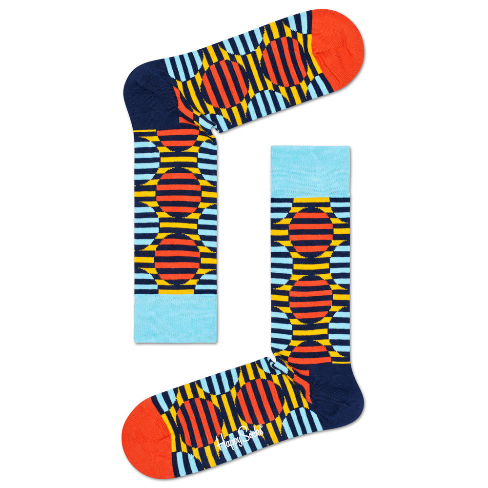 Happy Socks Men's Crew Socks - Optic Dot