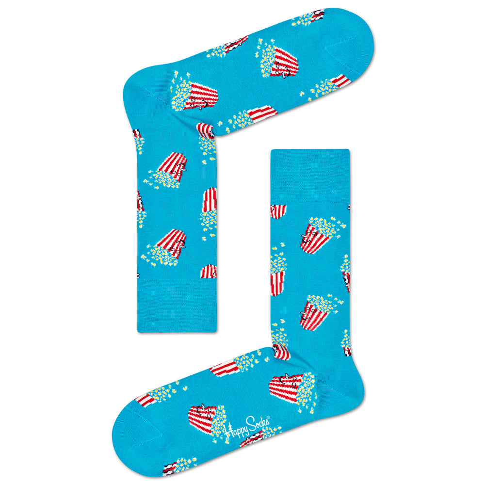 Happy Socks Men's Crew Socks - Popcorn