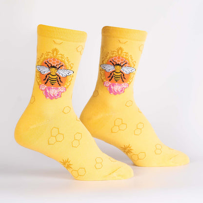 Sock It To Me Women's Crew Socks - Queen Bee