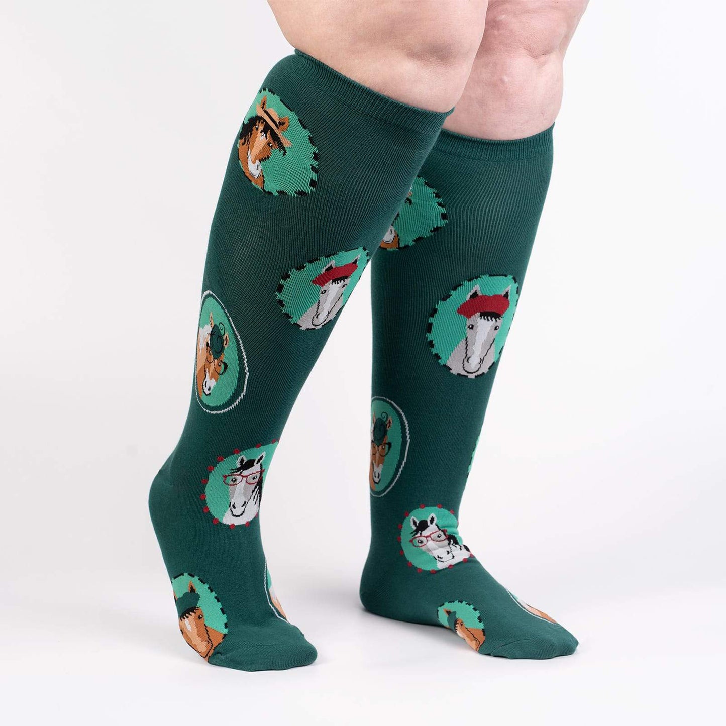 Sock It To Me Unisex STRETCH-IT Knee High Socks - Horsing Around