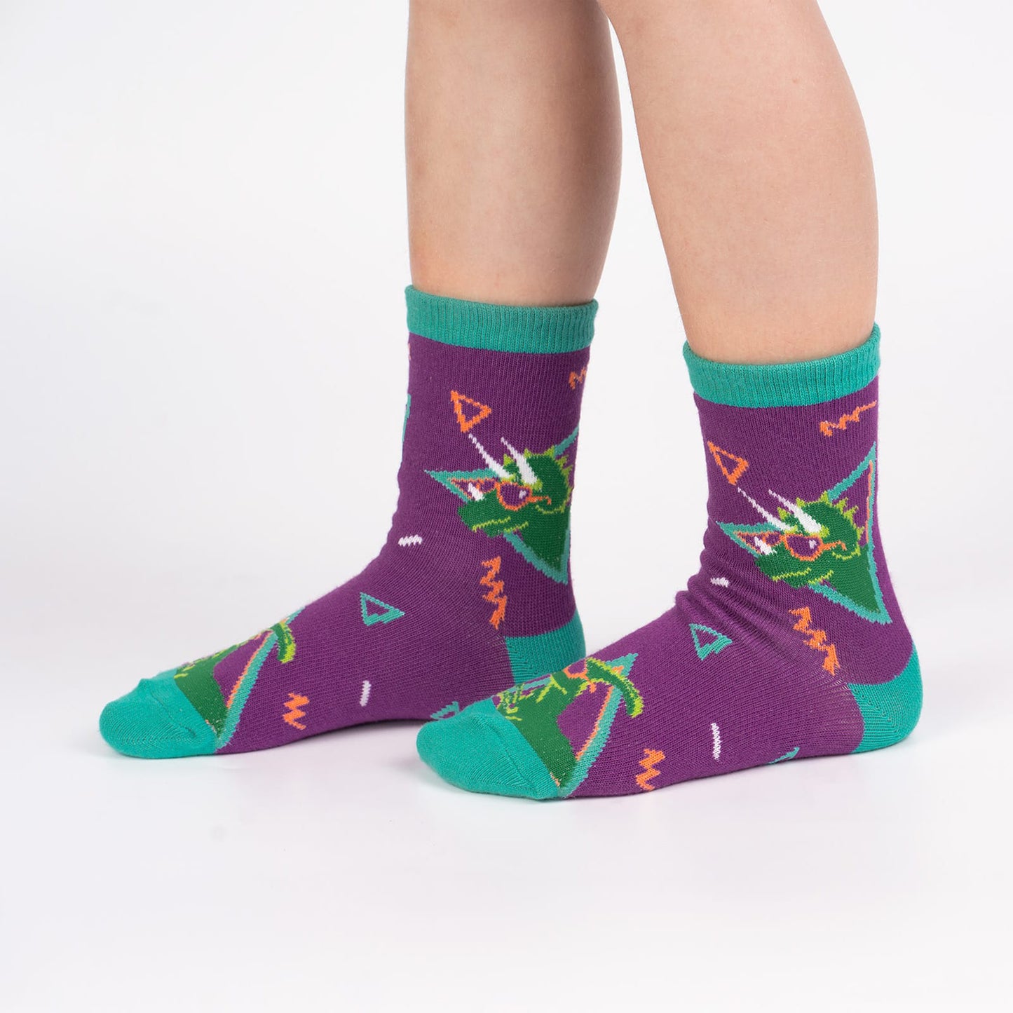 Sock It To Me Kids Crew Socks - Jurassic Party (7-10 Year Olds)