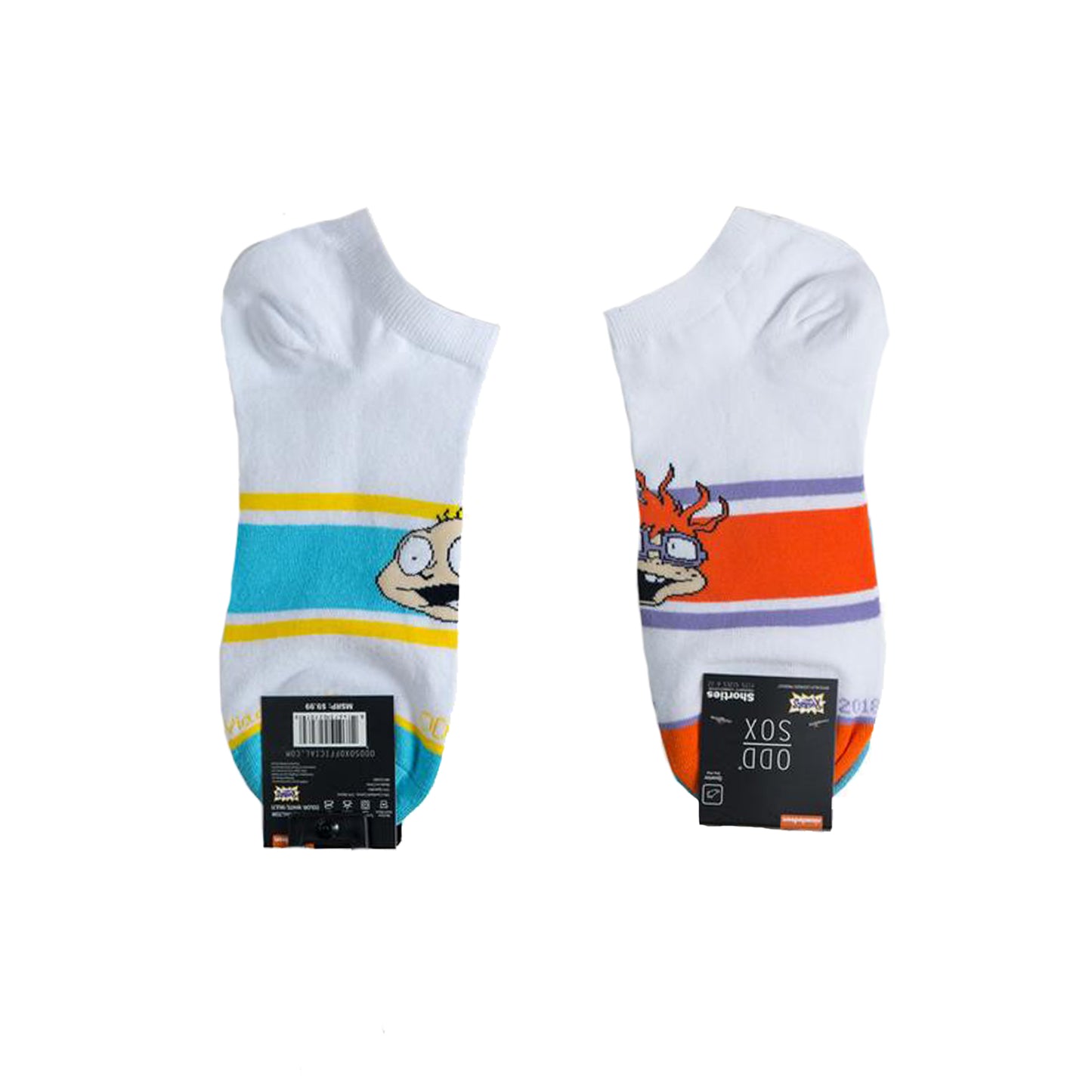 Odd Sox Unisex Ankle Socks - Bestest Friends (Rugrats)