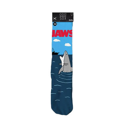 Odd Sox Men's Crew Socks - Open Wide (Jaws)