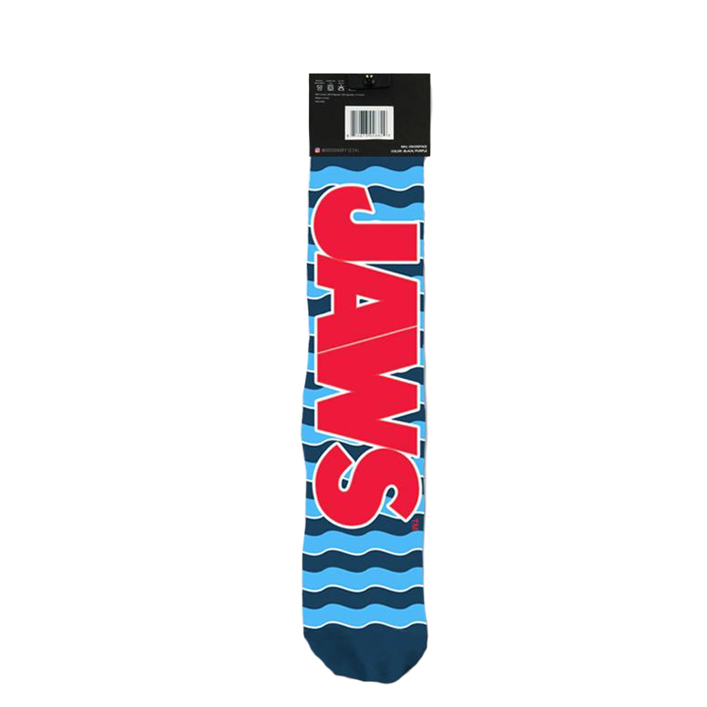 Odd Sox Men's Crew Socks - Open Wide (Jaws)