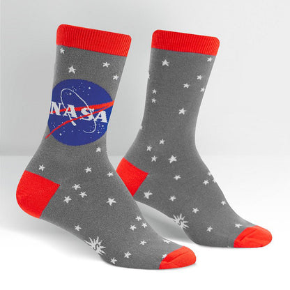 Sock It To Me Women's Crew Socks - Stargazer (NASA)-(Glow in the Dark)