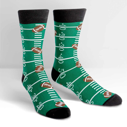 Sock It To Me Men's Crew Socks - Touchdown