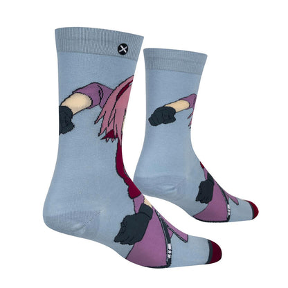 Odd Sox Men's Crew Socks - Sakura (Naruto Shippuden)