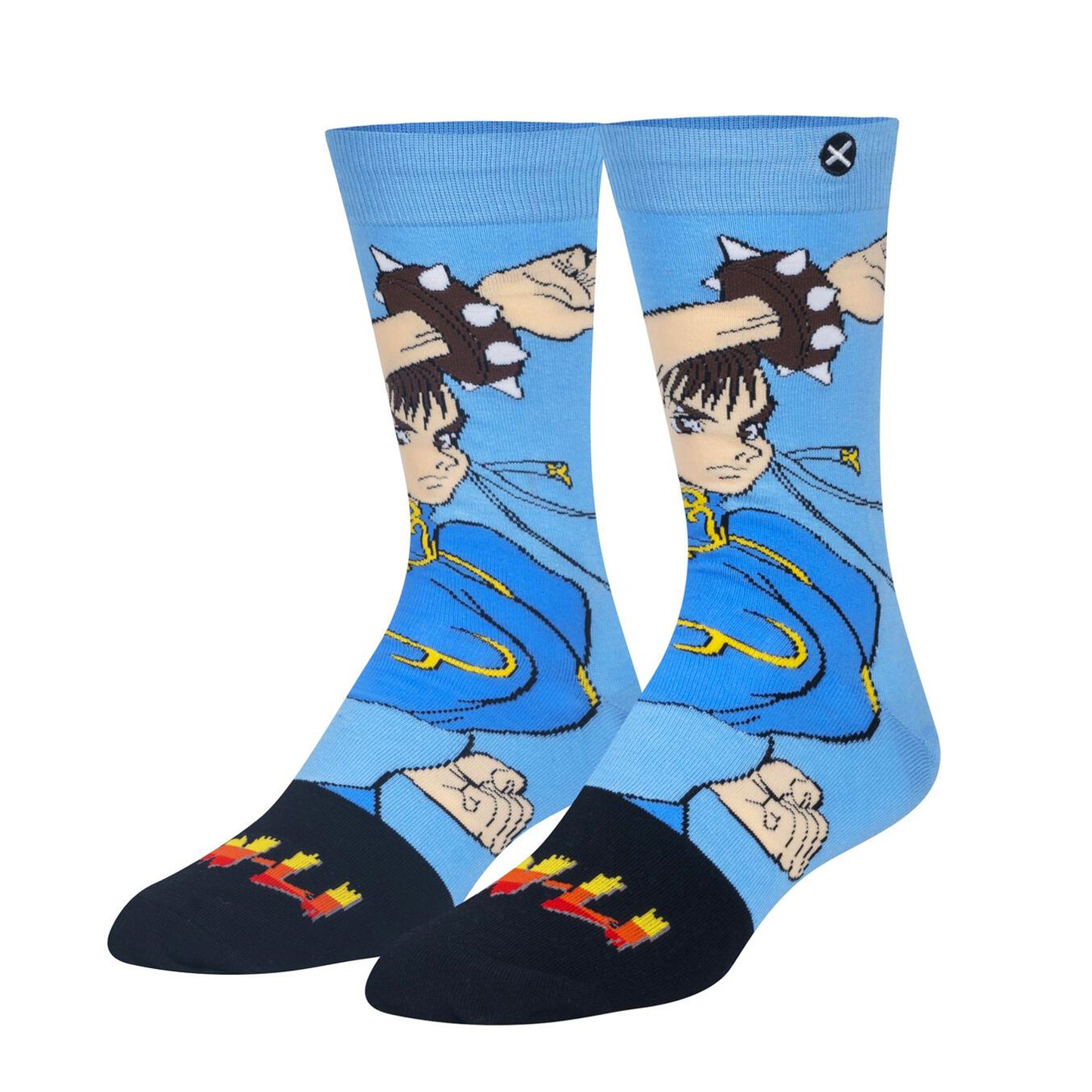 Odd Sox Men's Crew Socks - Chun Li (Street Fighter II)