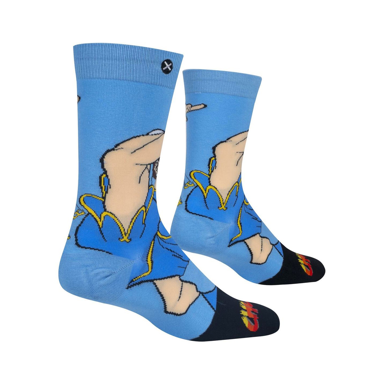 Odd Sox Men's Crew Socks - Chun Li (Street Fighter II)