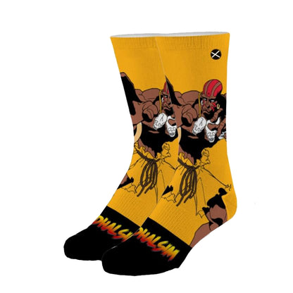 Odd Sox Men's Crew Socks - Dhalsim (Street Fighter II)