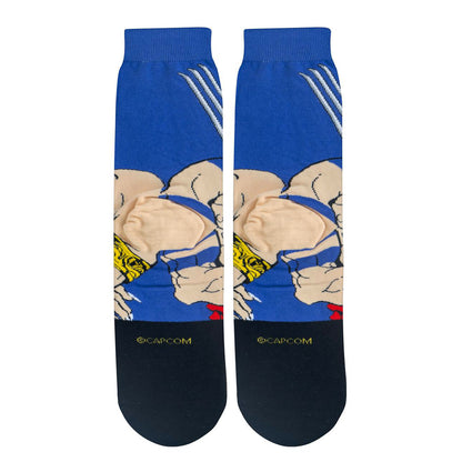 Odd Sox Men's Crew Socks - Vega (Street Fighter II)