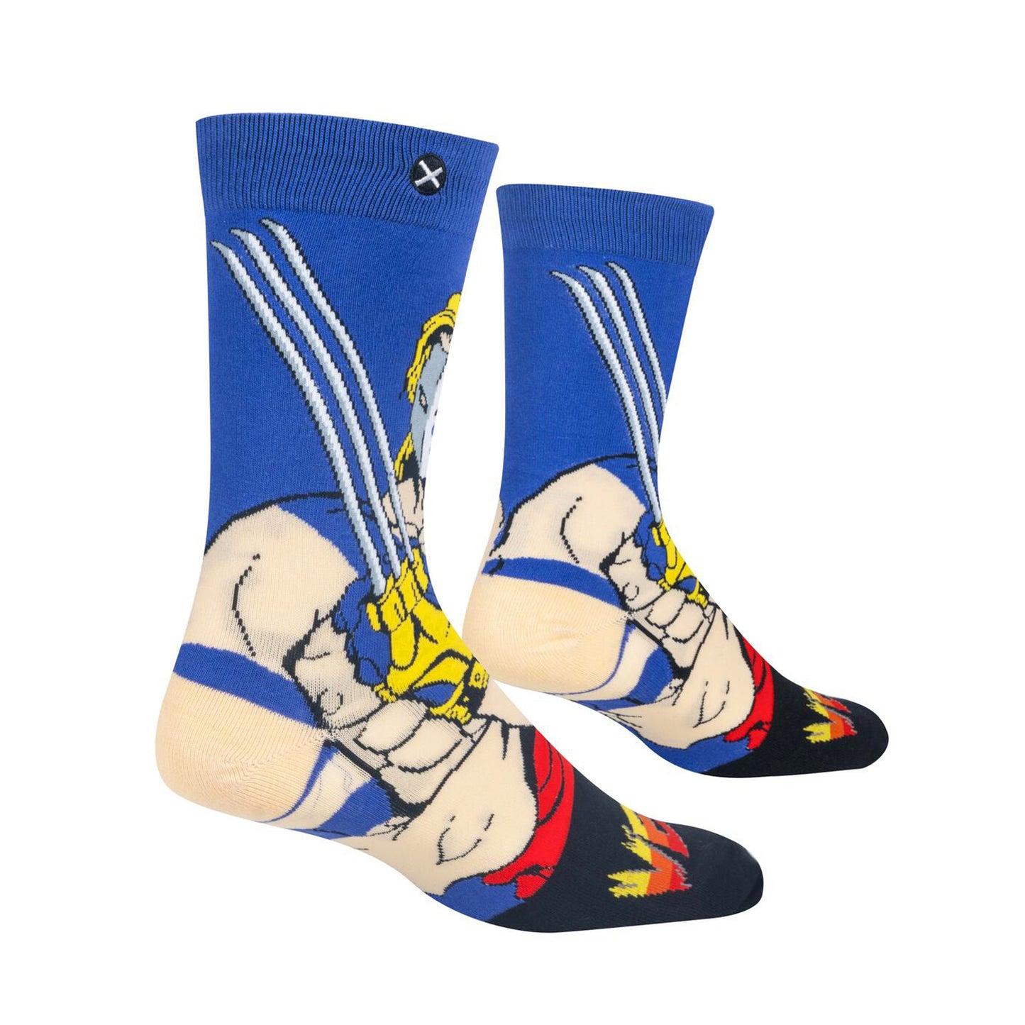 Odd Sox Men's Crew Socks - Vega (Street Fighter II)