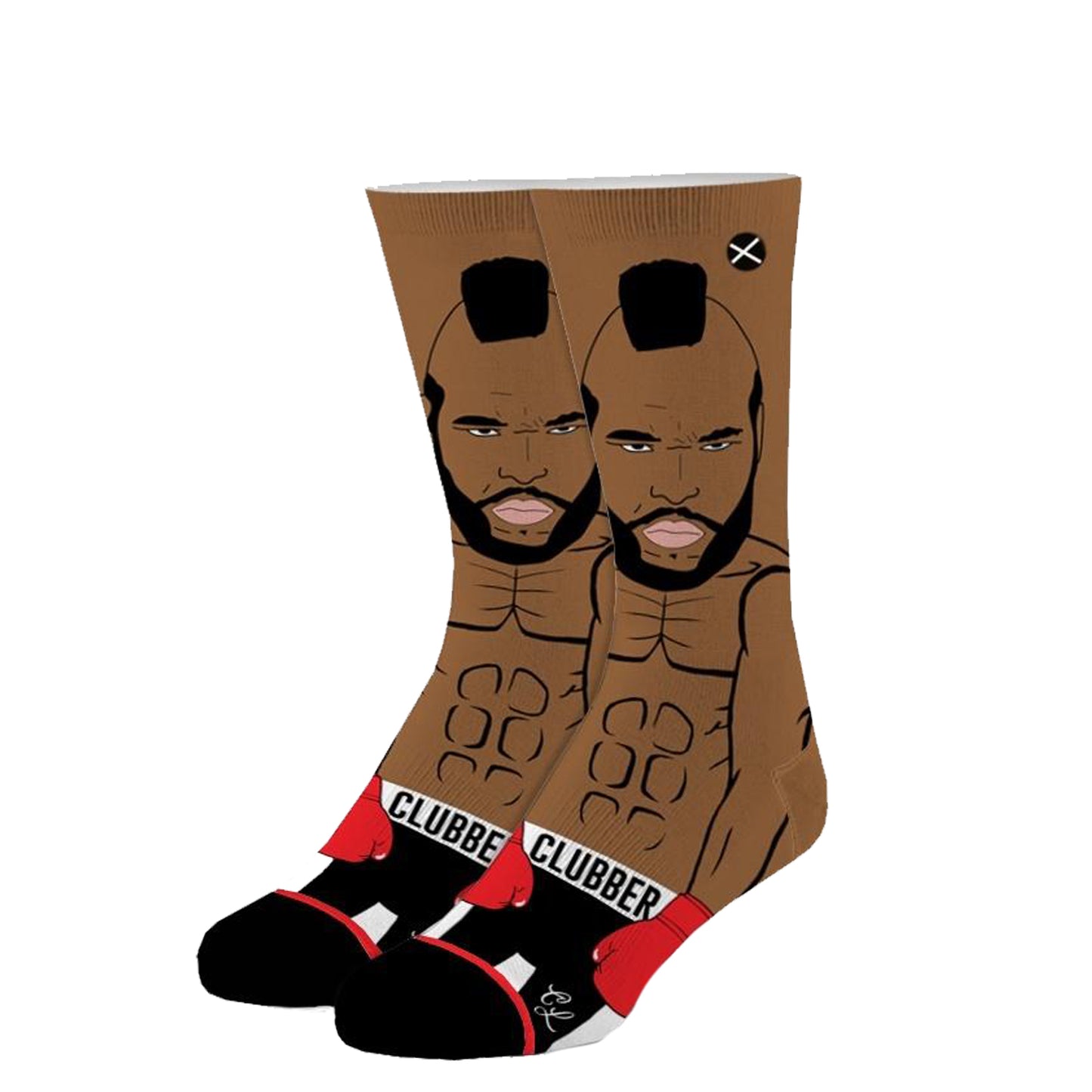 Odd Sox Men's Crew Socks - Clubber Lang (Rocky)