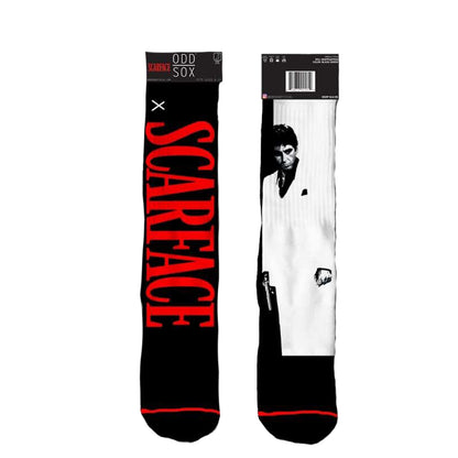 Odd Sox Men's Crew Socks - Scarface