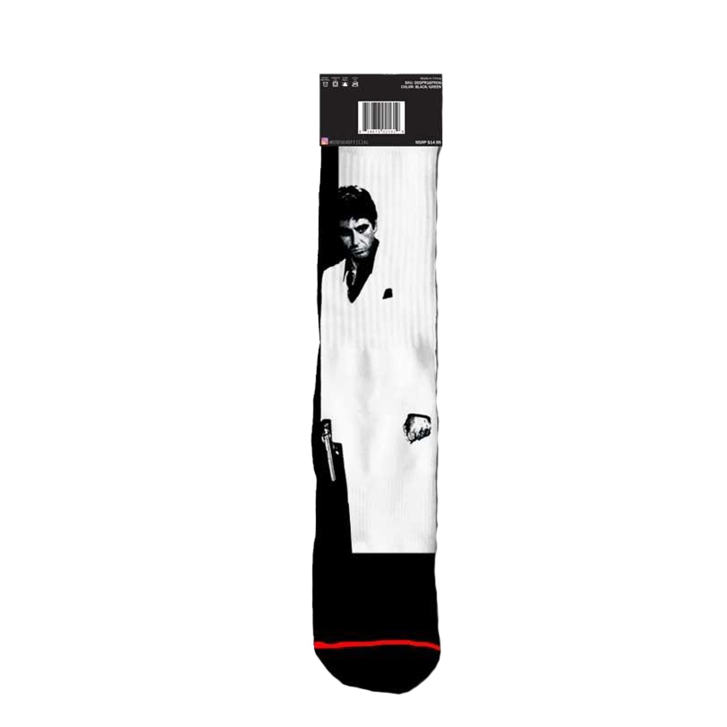 Odd Sox Men's Crew Socks - Scarface