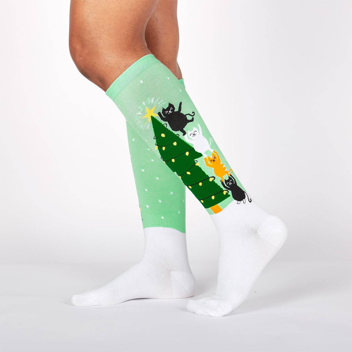 Sock It To Me Women's Knee High Socks – Naughty or Nice