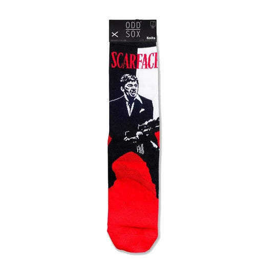 Odd Sox Men's Crew Socks - Last Stand (Scarface)