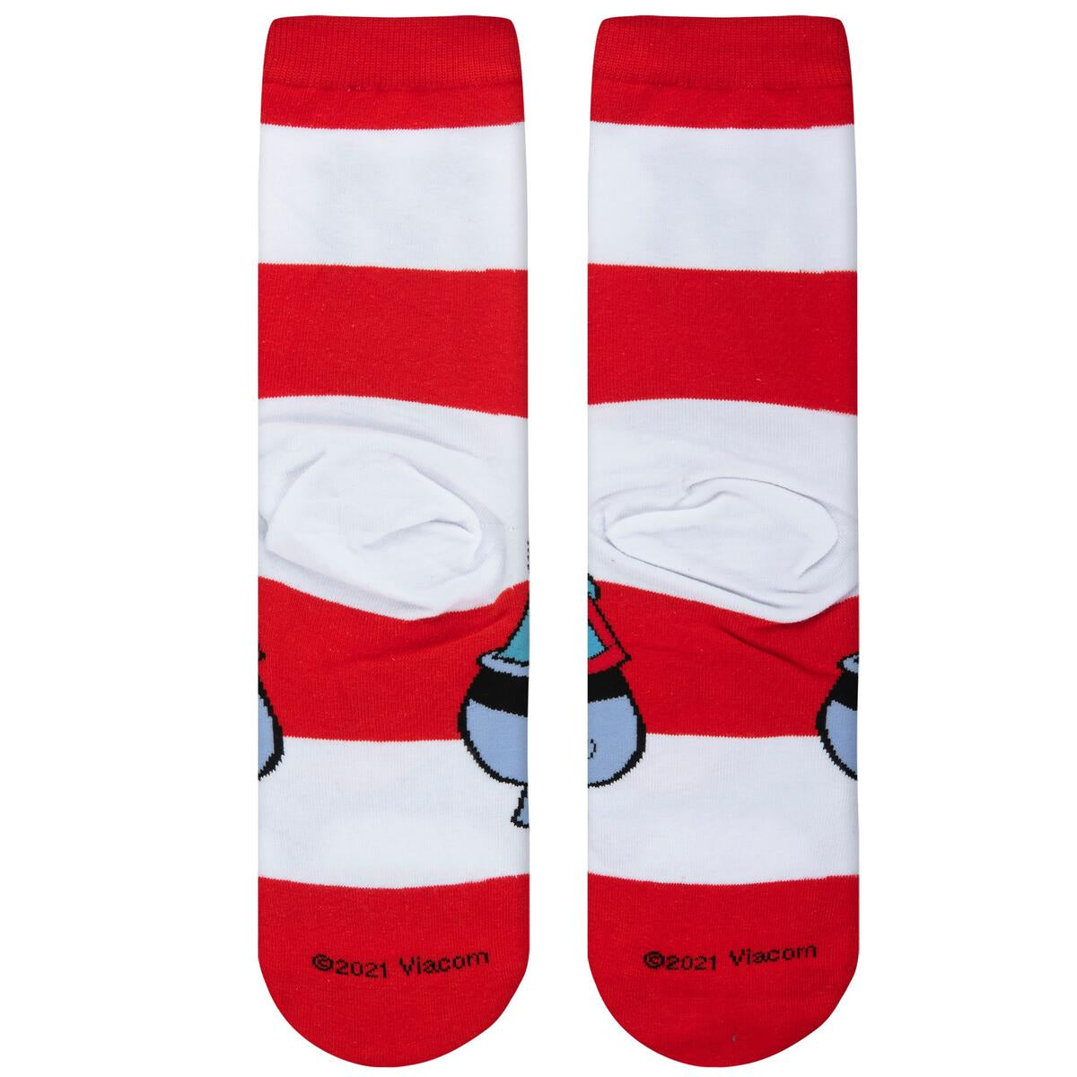 Odd Sox Men's Crew Socks - Mr Krabs (Spongebob)