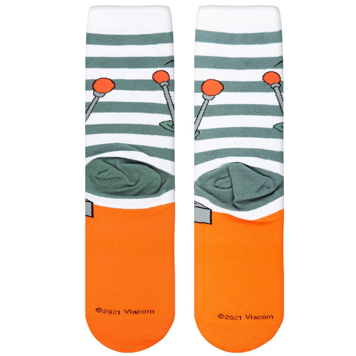 Odd Sox Men's Crew Socks - Plankton (Spongebob)