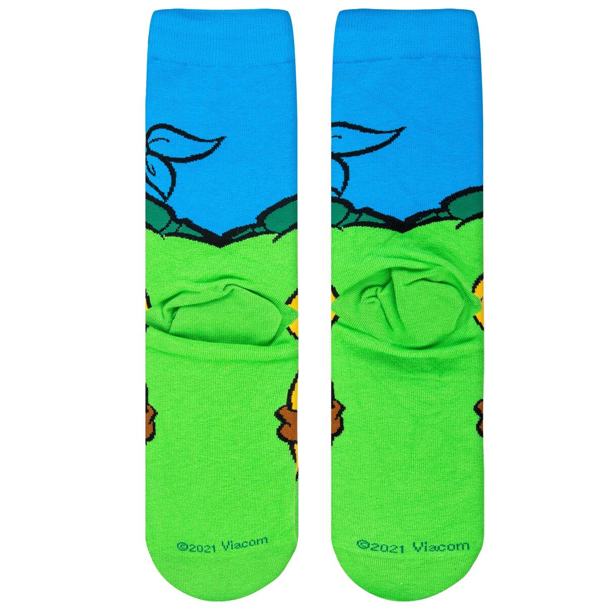 Odd Sox Men's Crew Socks - Leonardo (TMNT)