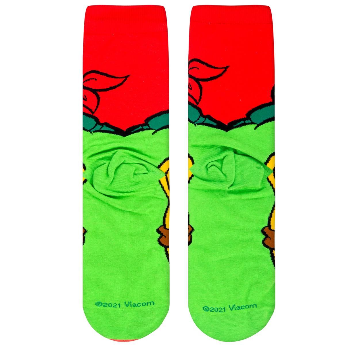 Odd Sox Men's Crew Socks - Raphael (TMNT)