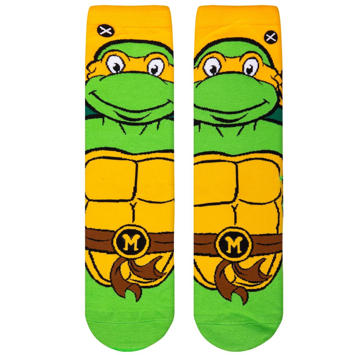 Odd Sox Men's Crew Socks - Michelangelo (TMNT)