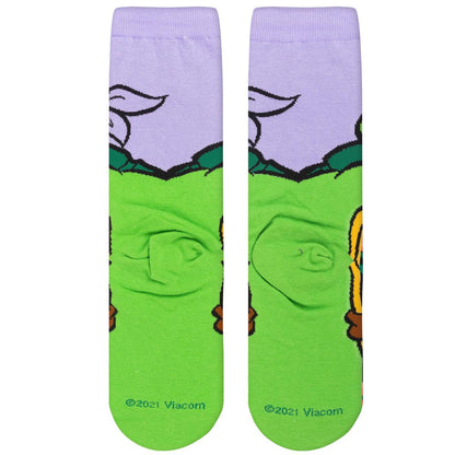 Odd Sox Women's Crew Socks - Donatello (TMNT)