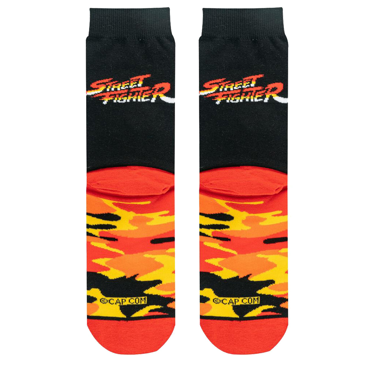 Odd Sox Men's Crew Socks – Ken & Ryu Camo (Street Fighter II)