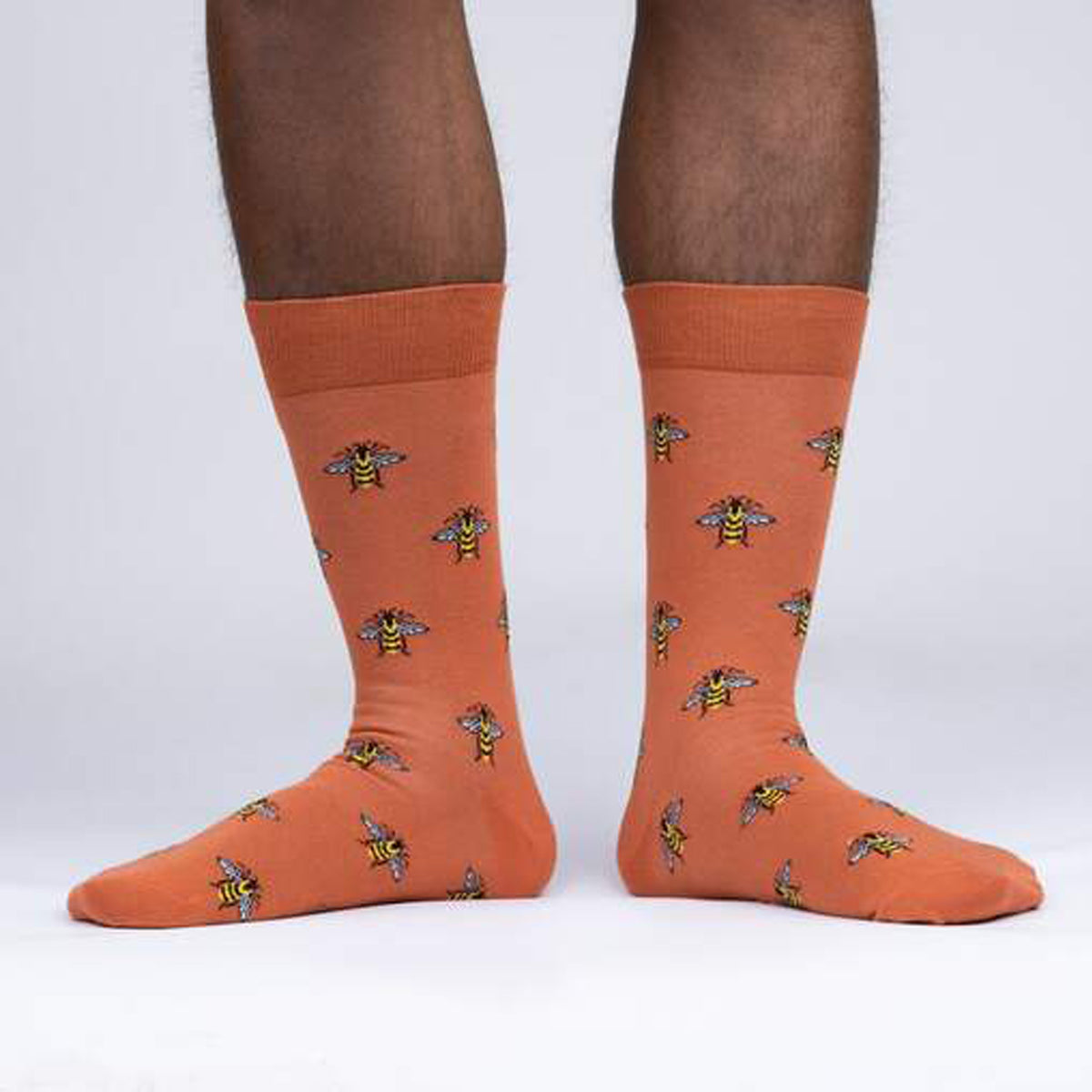 Sock It To Me Men's Crew Socks - Staying Buzzy