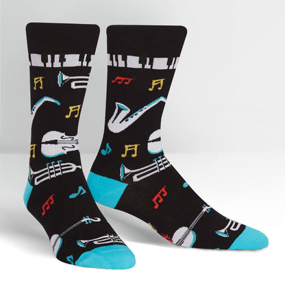 Sock It To Me Men's Crew Socks - All That Jazz