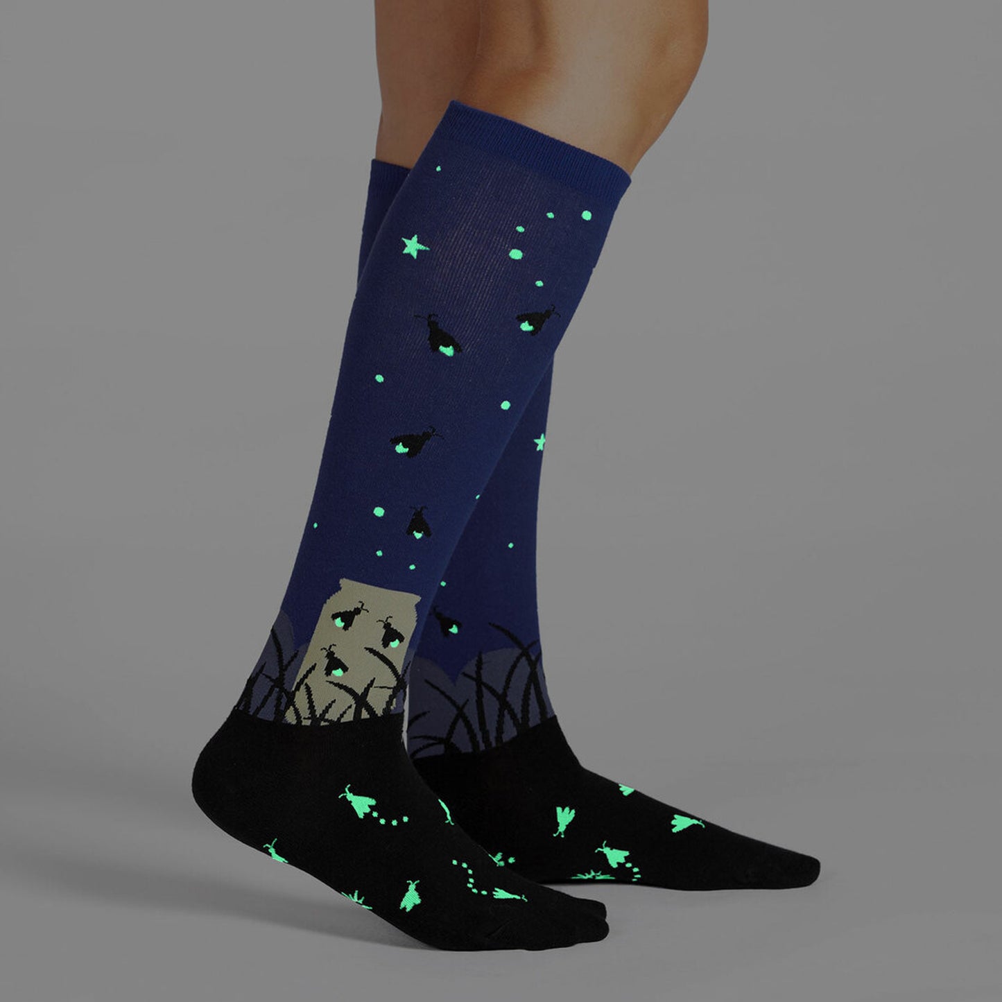 Sock It To Me Women's Knee High Socks - Nightlight (Glow in the Dark)