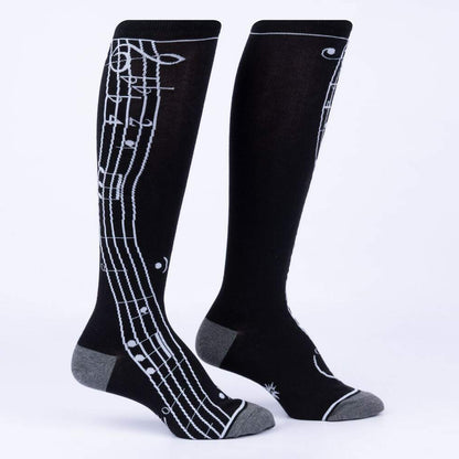 Sock It To Me Women's Knee High Socks - Music is My Forte