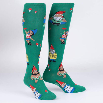 Sock It To Me Women's Knee High Socks - Hangin' with my Gnomies