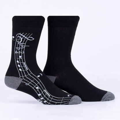 Sock It To Me Men's Crew Socks - Music is My Forte