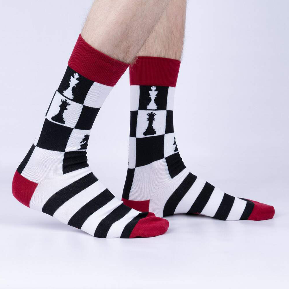 Sock It To Me Men's Crew Socks - Check Yeah